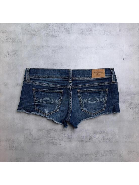 Abercrombie & Fitch Pants - Y2K Dark Wash Abercrombie & Fitch Surf Mini Denim Shorts